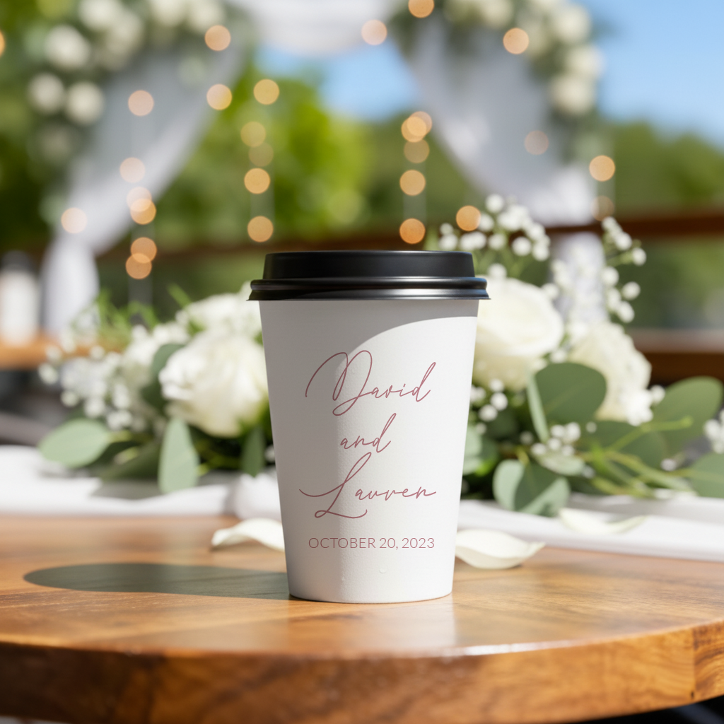 Names Minimalist Coffee Cup
