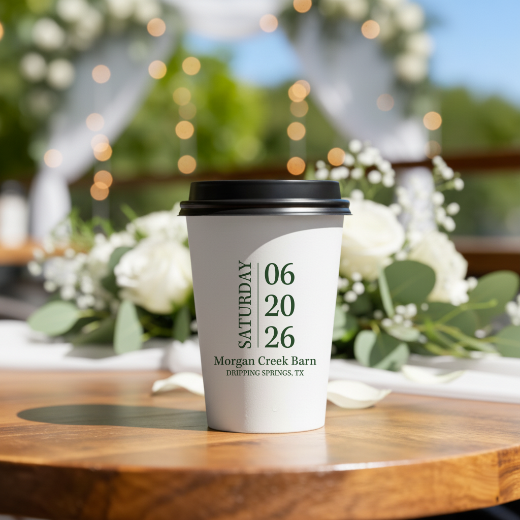 Venue Themed Coffee Cups