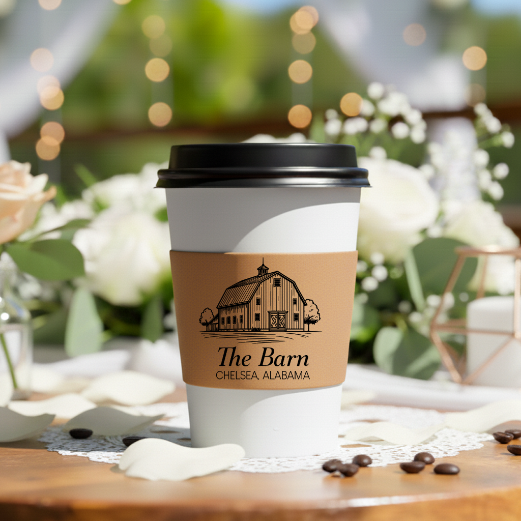 Wedding Venue Coffee Sleeve