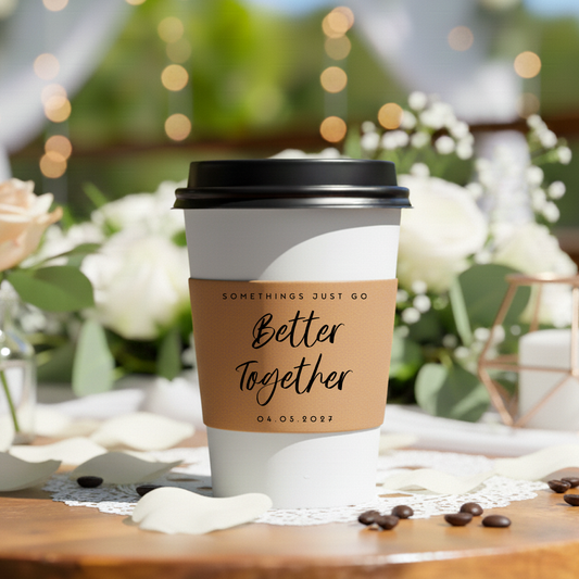 Phrases Themed Coffee Cup Sleeves