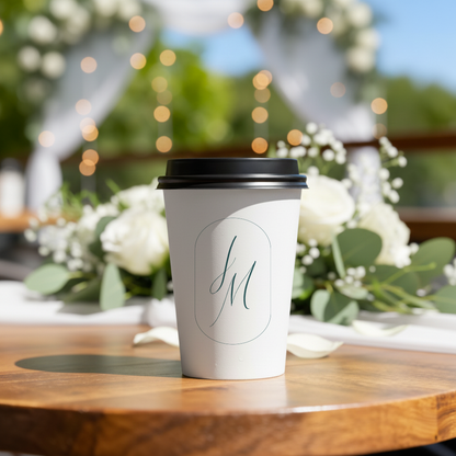 Monogram Coffee Cups