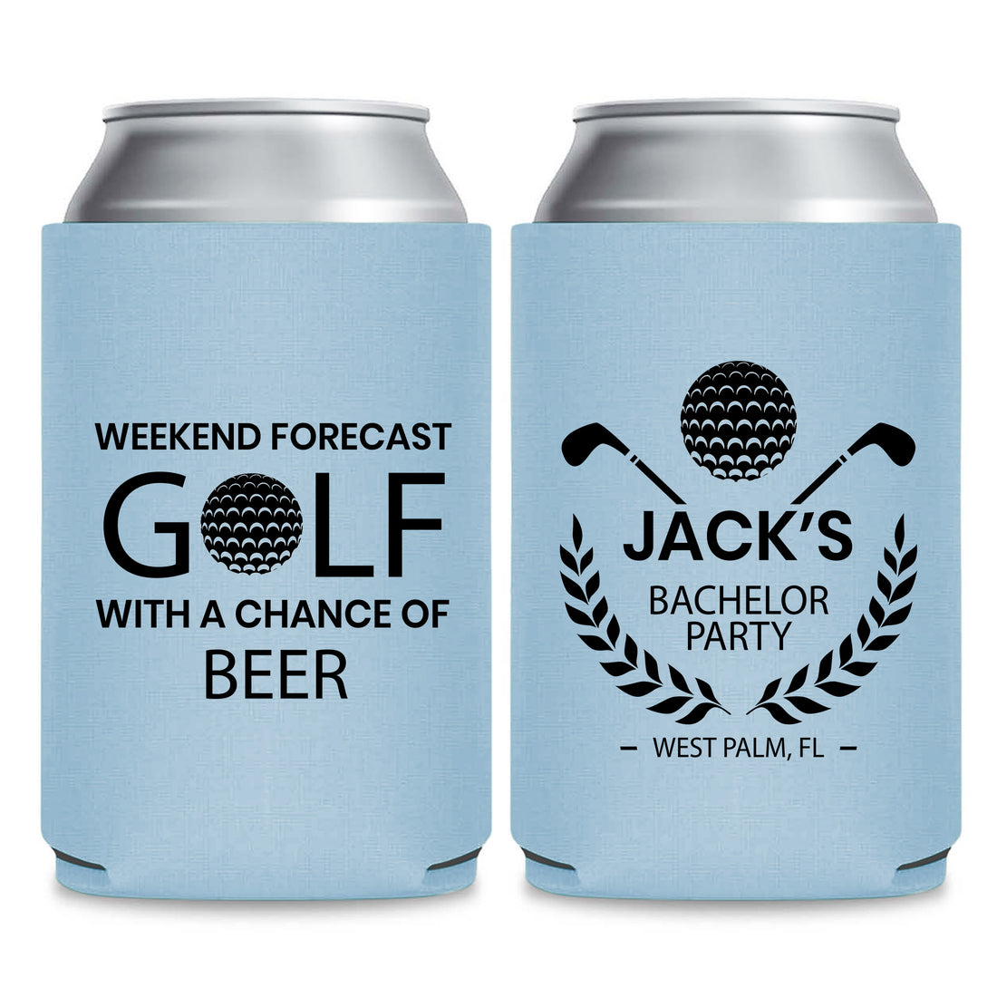 Custom Bachelor Party Can Coolers (KT 188)