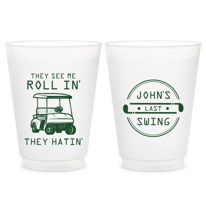 Bachelor Party Frosted Cup Favors (KT 189)