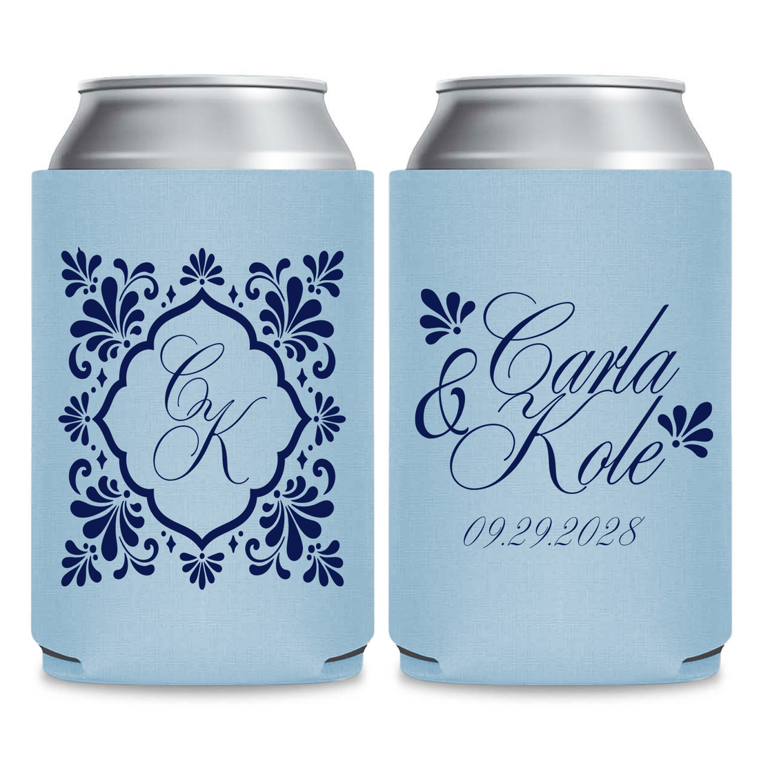Fiesta Themed Can Coolers