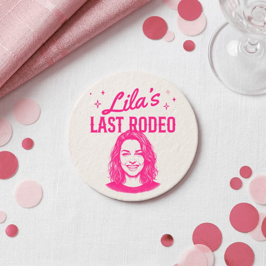Last Rodeo Bachelorette Portrait Coaster (LP 365)