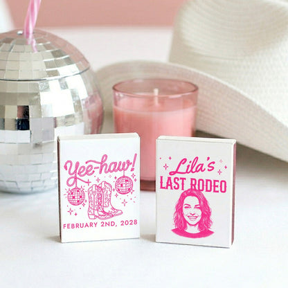 Custom Last Rodeo Bachelorette Matchboxes (LP 365)