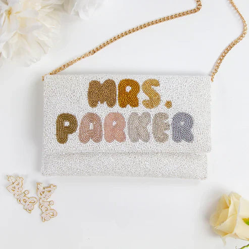 Fully Beaded Bridal Clutch