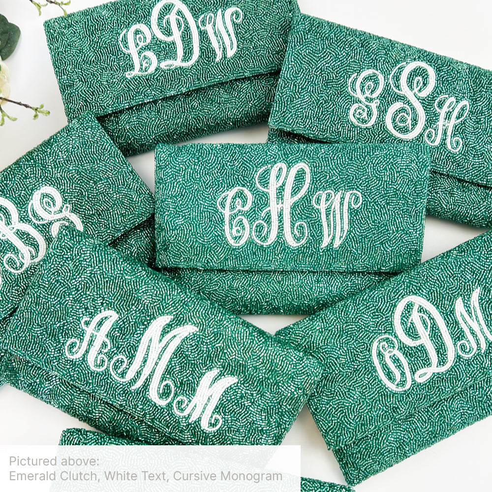 Bridesmaid Beaded Clutch