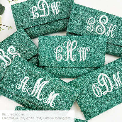 Bridesmaid Beaded Clutch