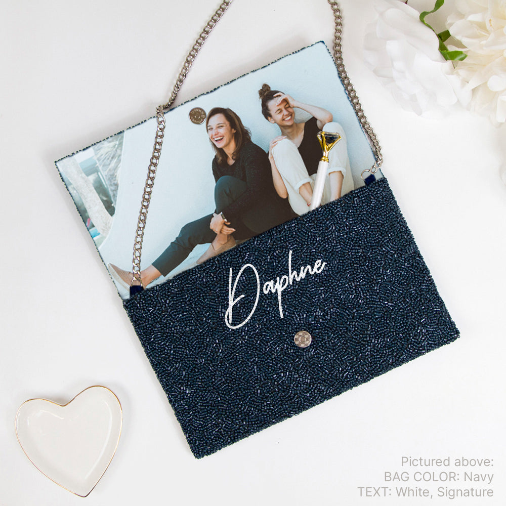 Bridesmaid Beaded Clutch