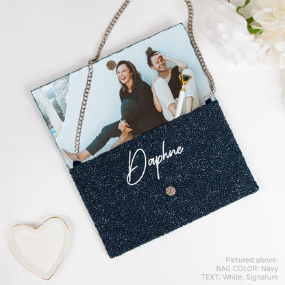 Bridesmaid Beaded Clutch