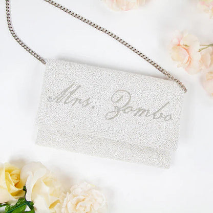 Fully Beaded Bridal Clutch