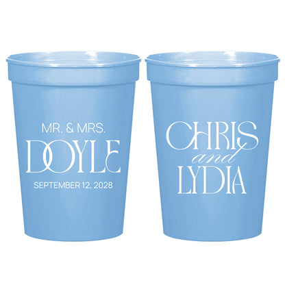 Custom Wedding Stadium Cups (LP 373)