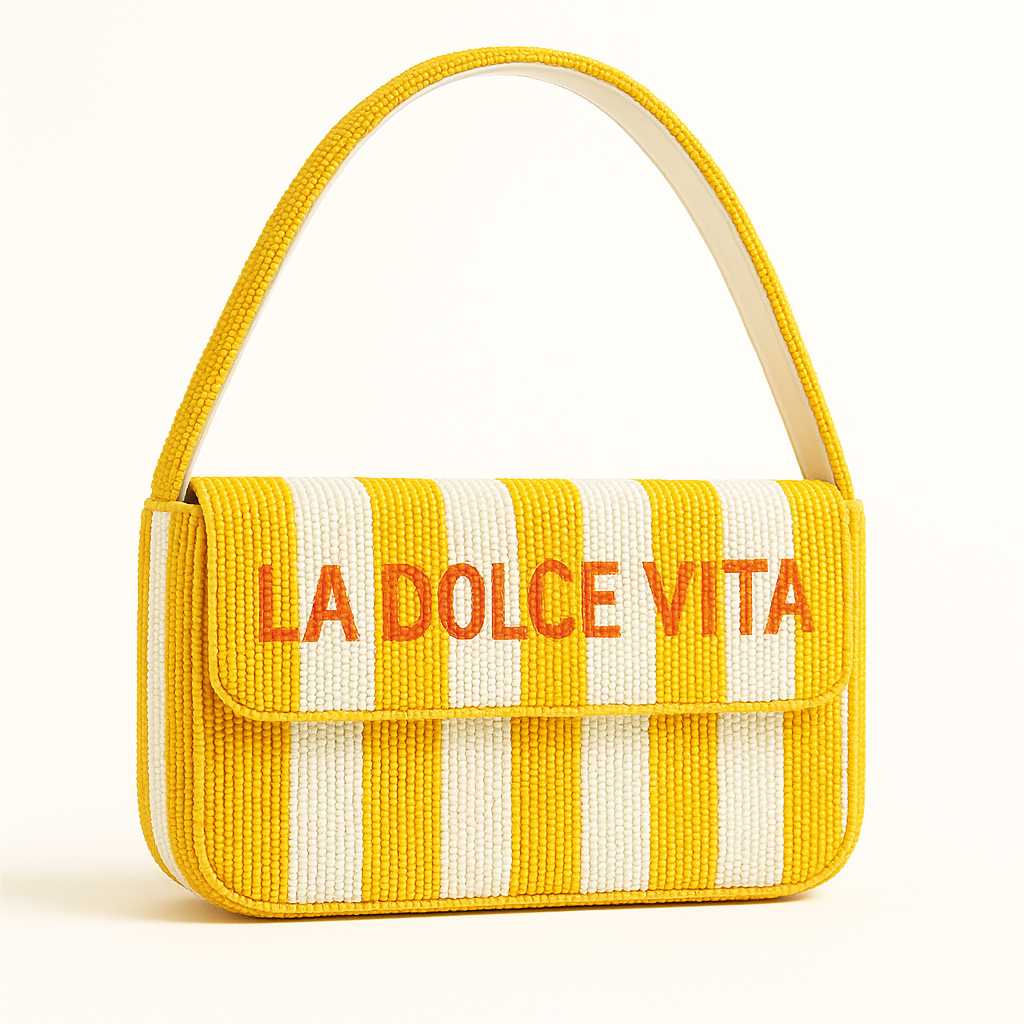 La Dolce Vita Beaded Bag