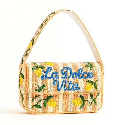La Dolce Vita Beaded Bag