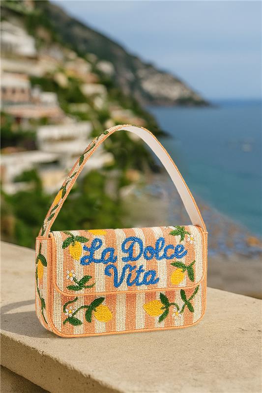La Dolce Vita Beaded Bag