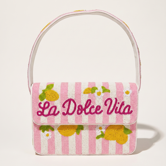 La Dolce Vita Beaded Bag