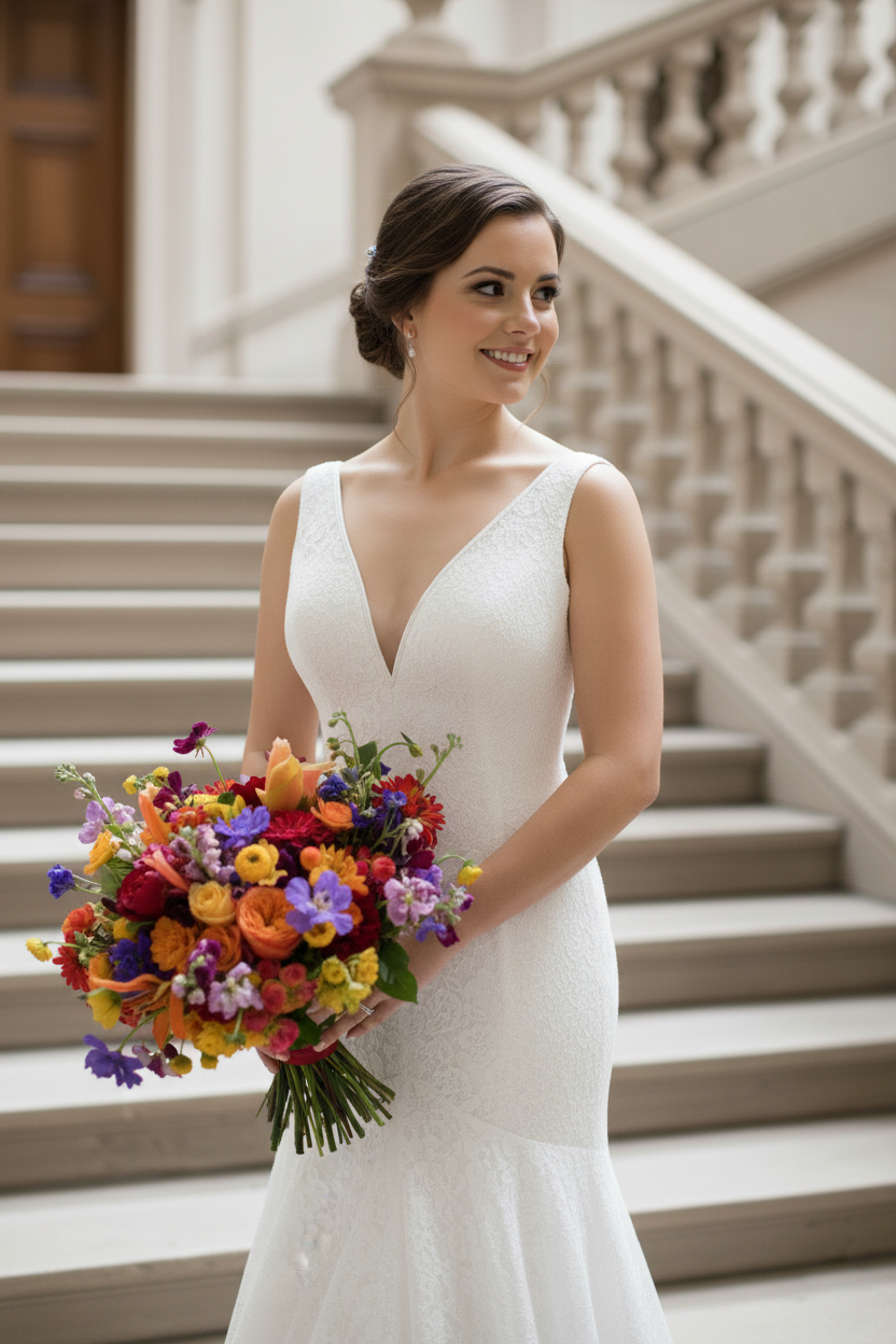 The Lace Train Gown