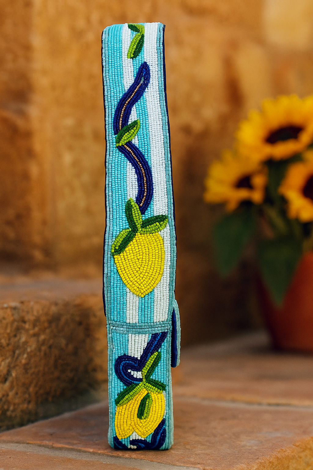 Blue Lemon Luxe Clutch