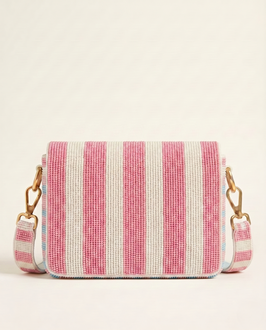 Margarita Cocktail Beaded Clutch