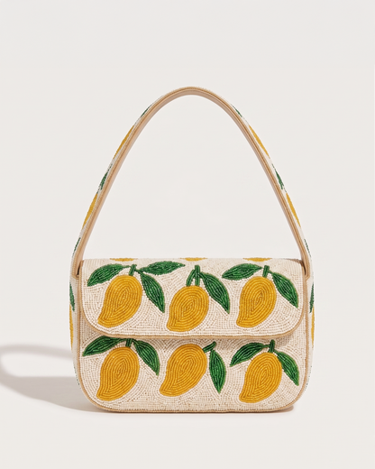 Handcrafted Mango Beaded Clutch