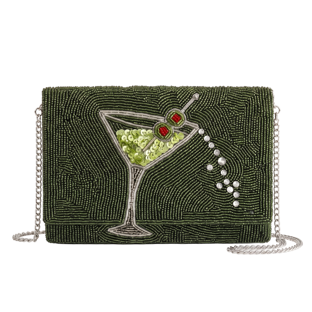 Martini Olive Clutch