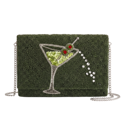 Martini Olive Clutch