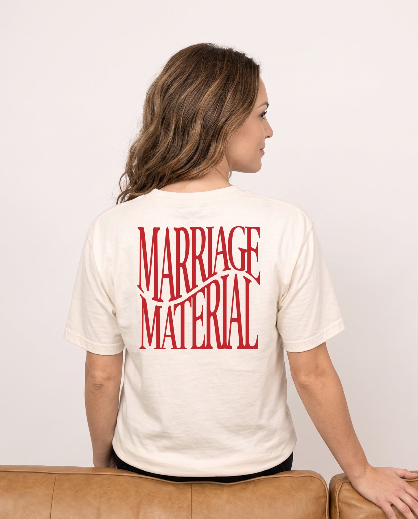Mrs / Marriage Material Front & Back Shirt