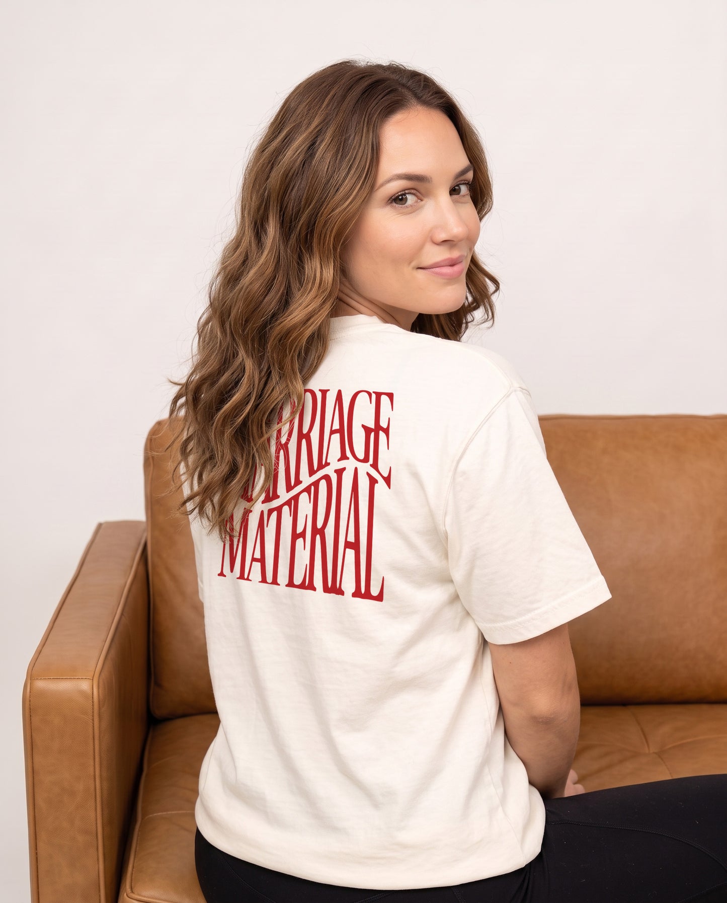 Mrs / Marriage Material Front & Back Shirt