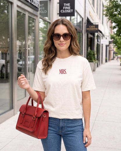 Mrs / Marriage Material Front & Back Shirt