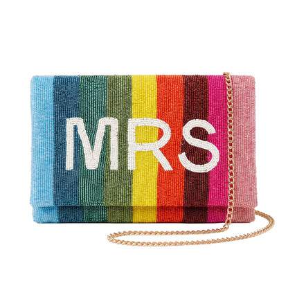 Mrs. Rainbow Clutch Bag