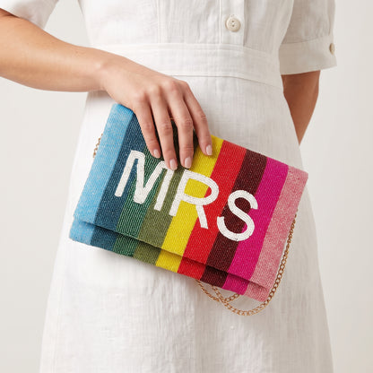 Mrs. Rainbow Clutch Bag