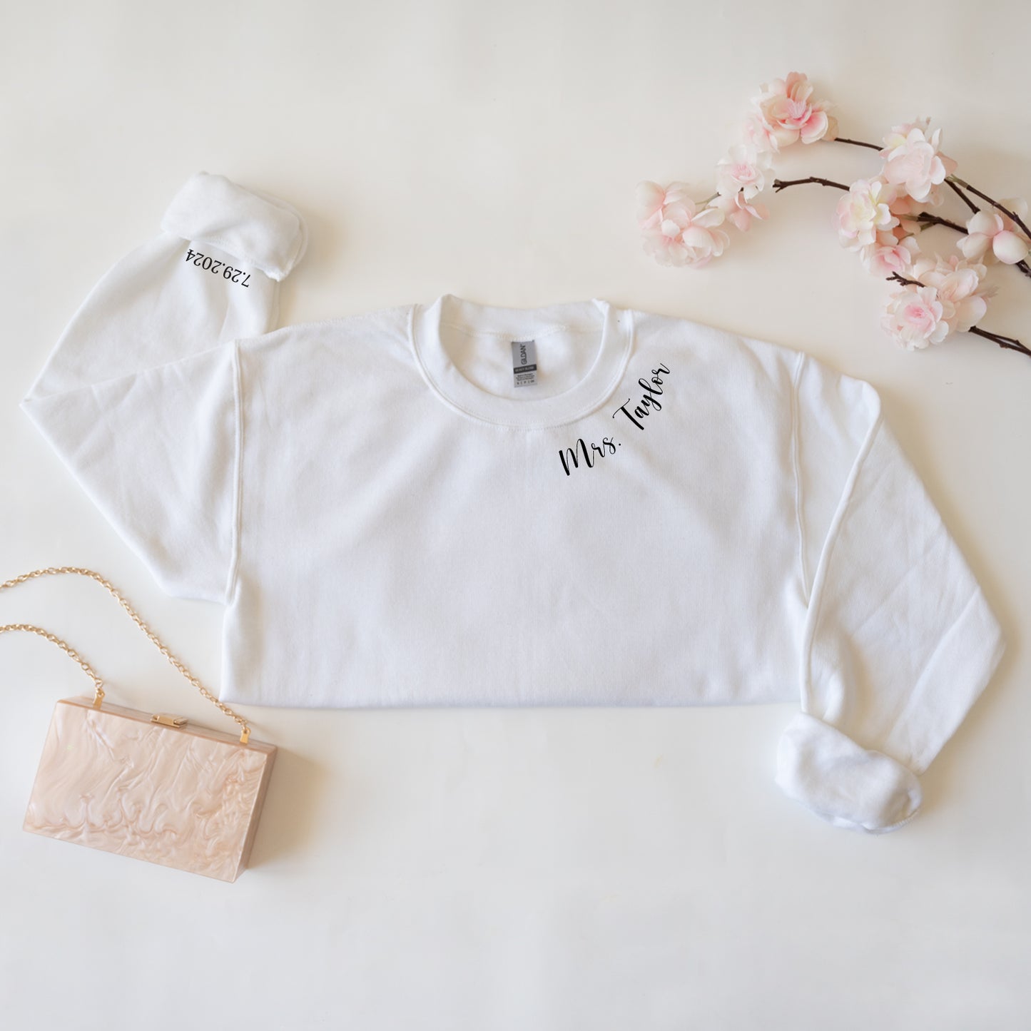 Custom Bachelorette Bride Sweatshirt - Personalized Bridal Party Apparel