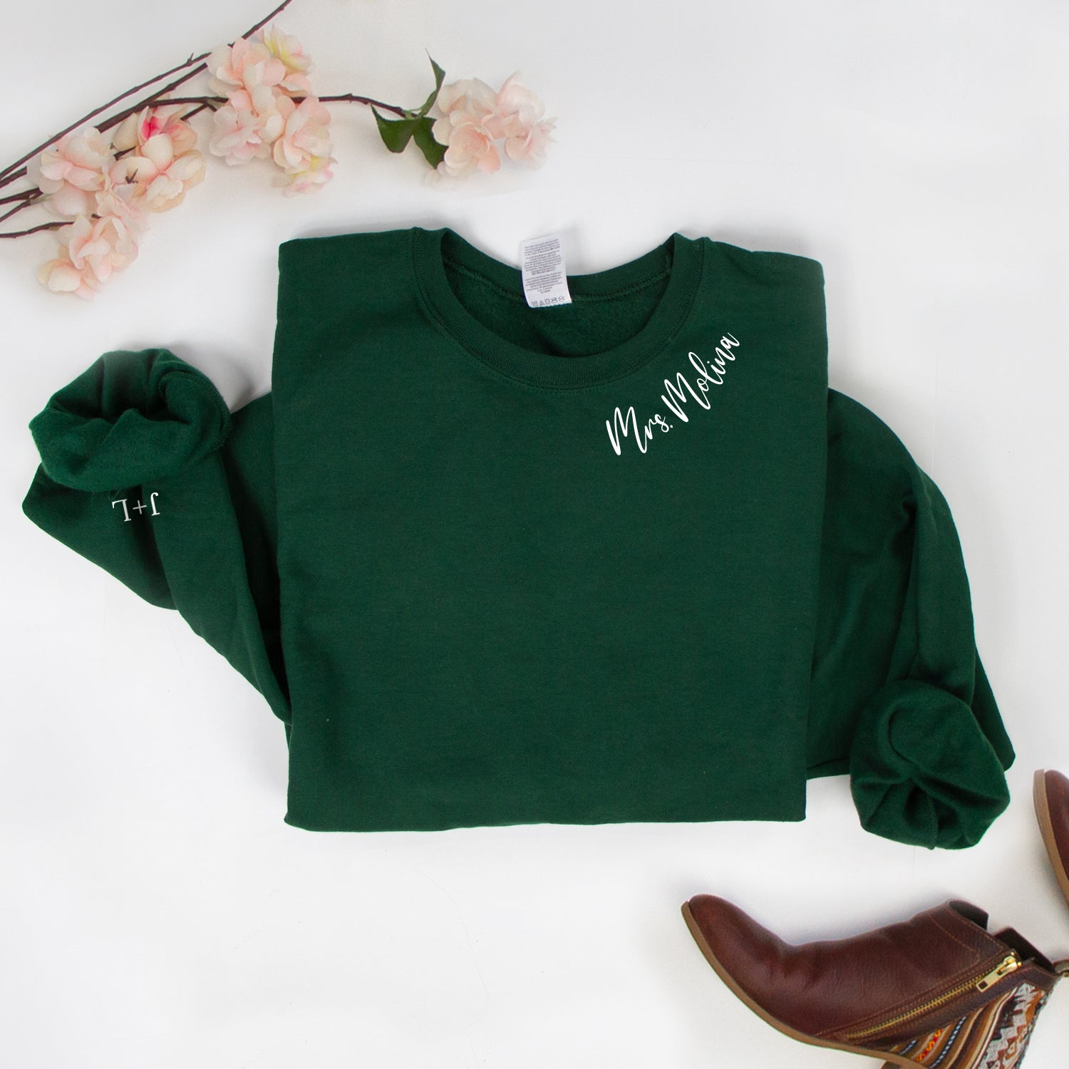 Custom Bachelorette Bride Sweatshirt - Personalized Bridal Party Apparel