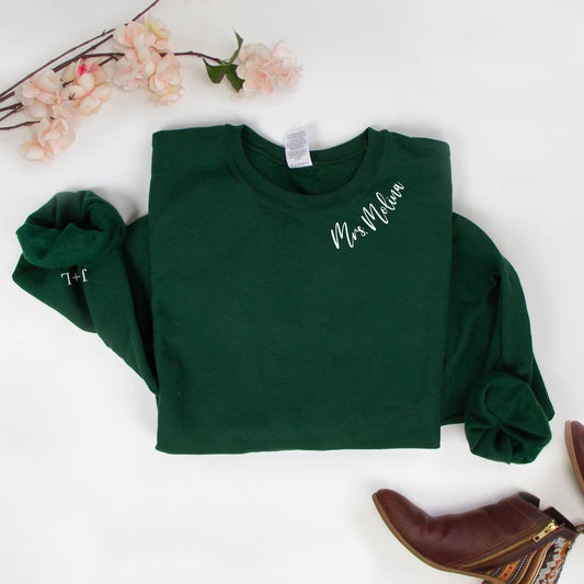 Custom Bachelorette Bride Sweatshirt - Personalized Bridal Party Apparel
