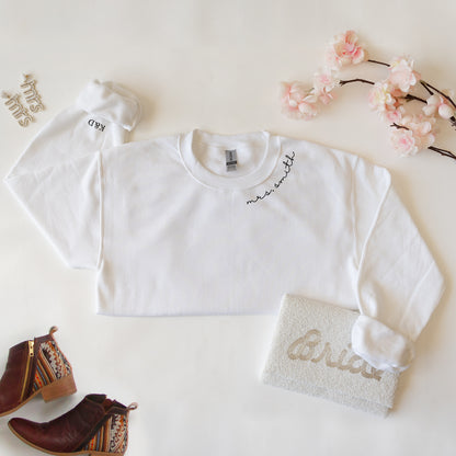 Custom Bachelorette Bride Sweatshirt - Personalized Bridal Party Apparel