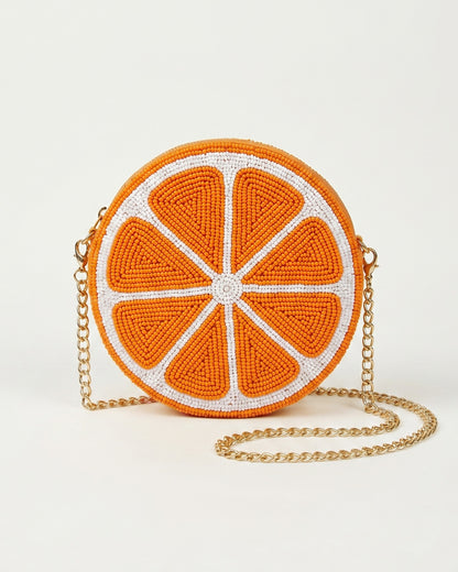 Orange Clutch Bag