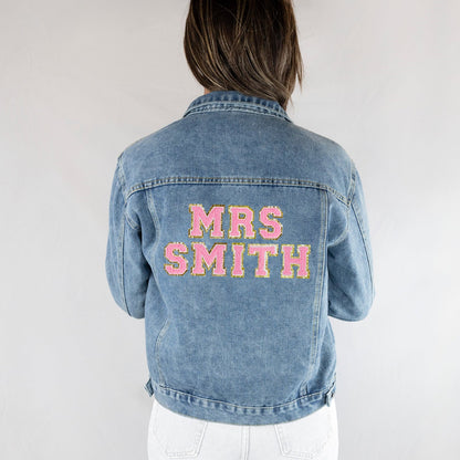 Custom Mrs Patch Denim Jacket