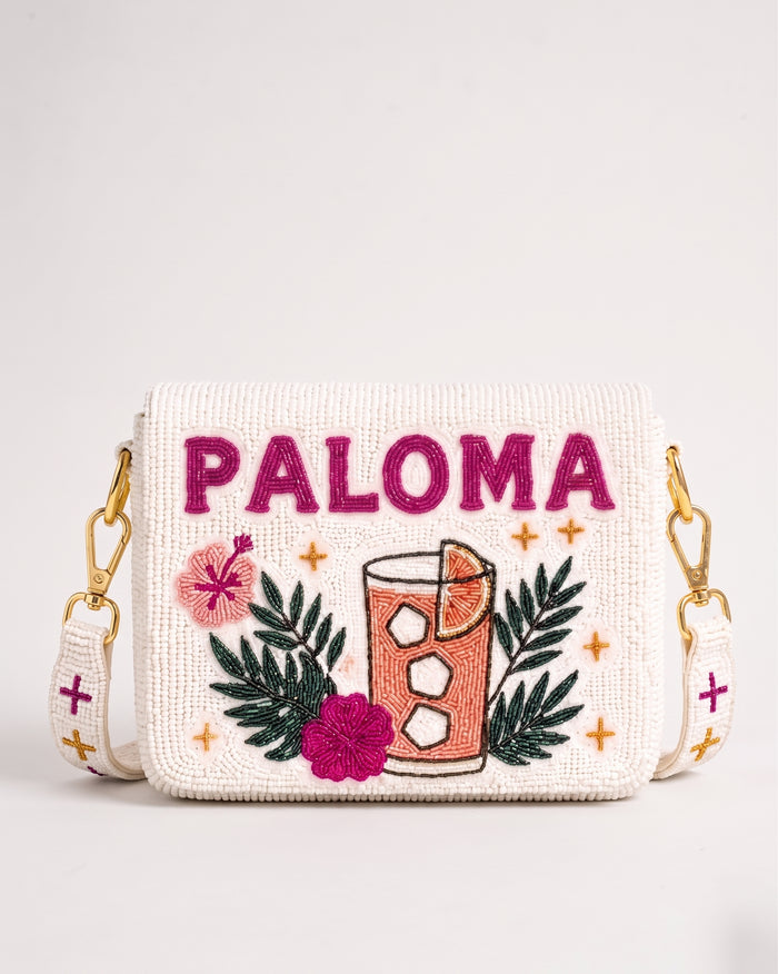 Paloma Cocktail Beaded Clutch