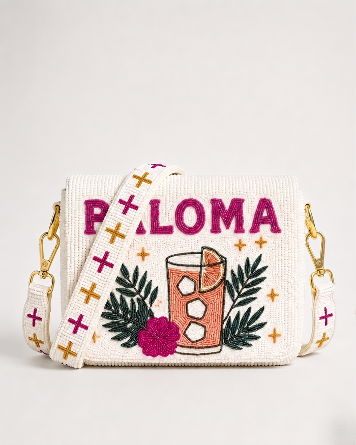 Paloma Cocktail Beaded Clutch