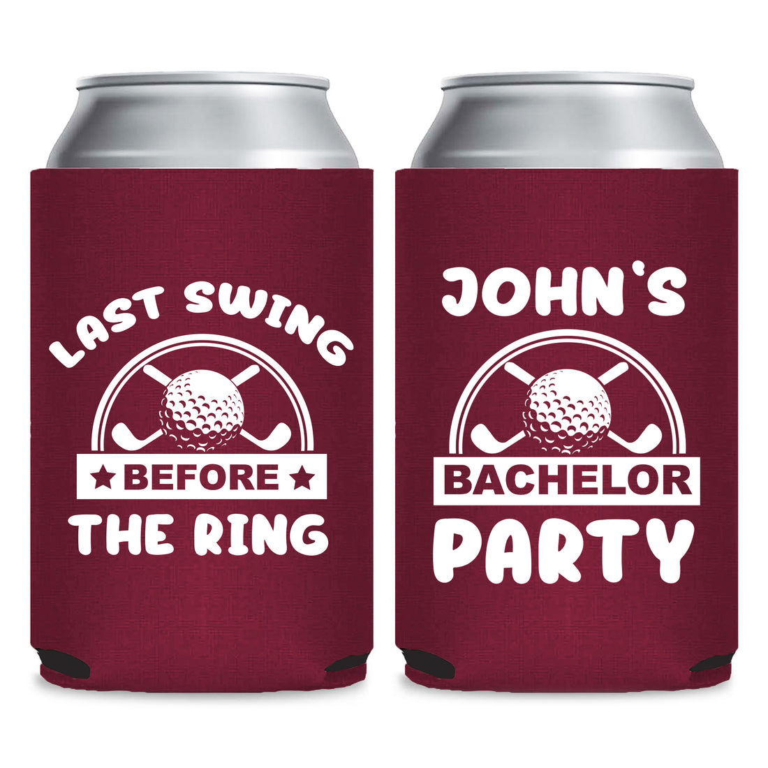 Golf Bachelor Party Can Coolers (PK 241)