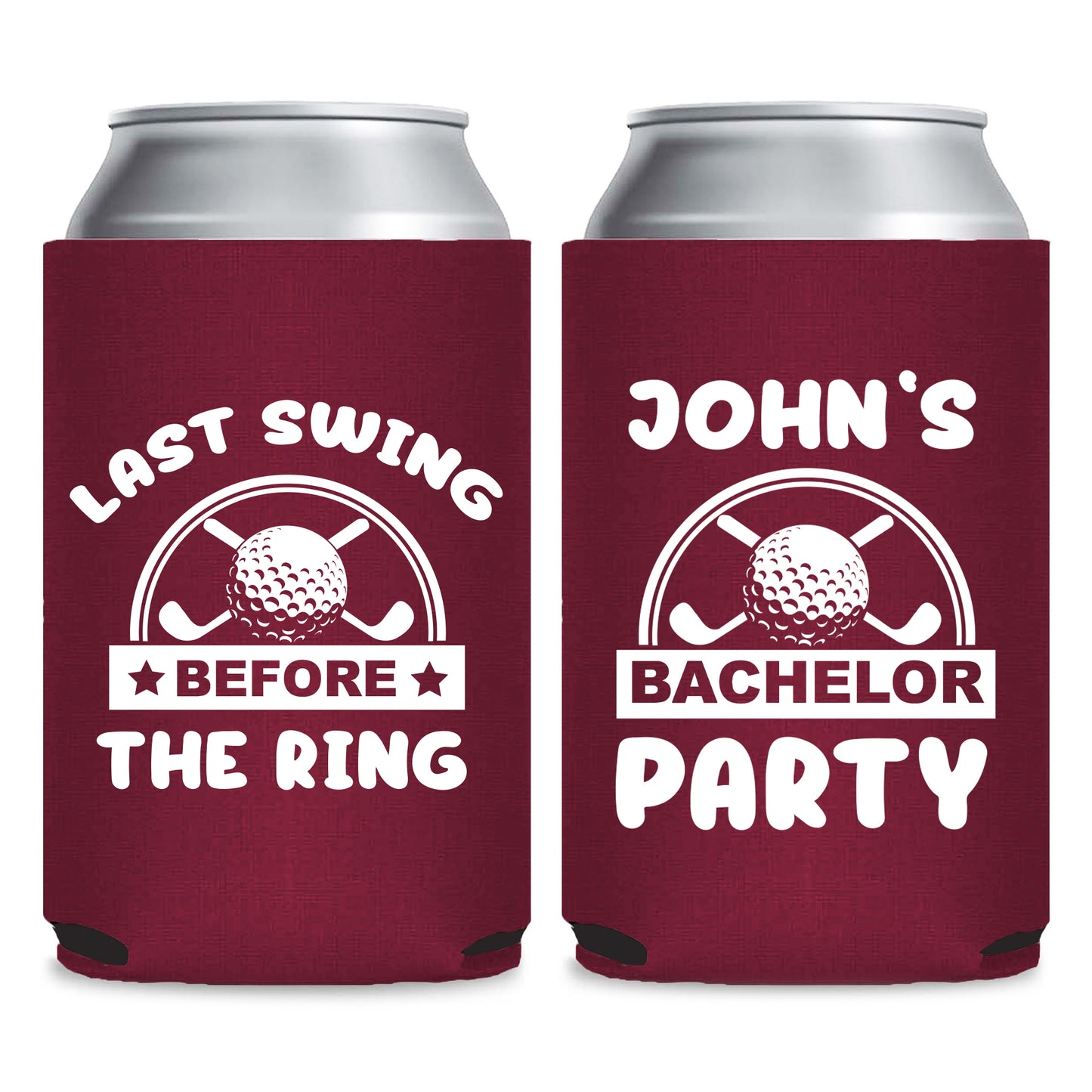 Golf Bachelor Party Can Coolers (PK 241)