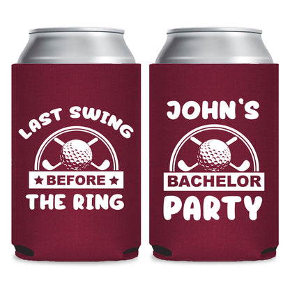 Golf Bachelor Party Can Coolers (PK 241)