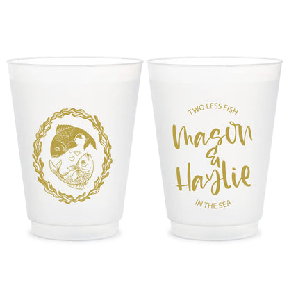 Personalized Wedding Favor Cups (PK 27)