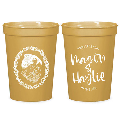 Two Less Fish In The Stadium Cup Favors (PK 27)