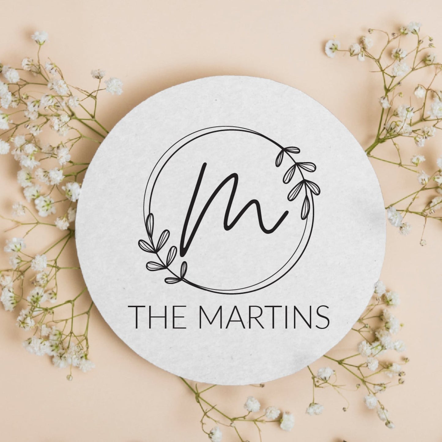 Monogram Coasters