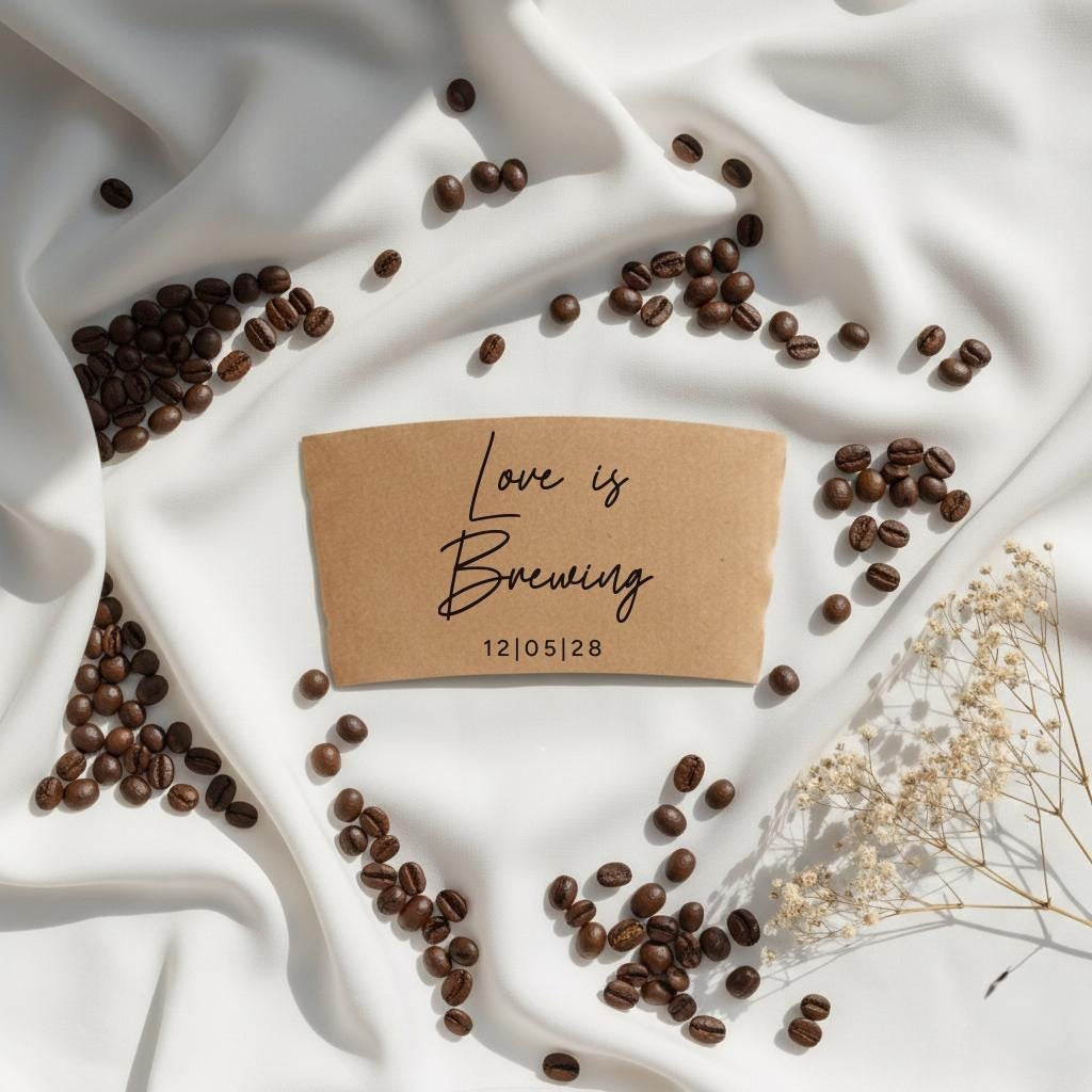 Phrases Themed Coffee Cup Sleeves