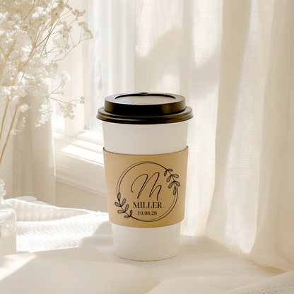 Floral Coffee Cup Sleeves