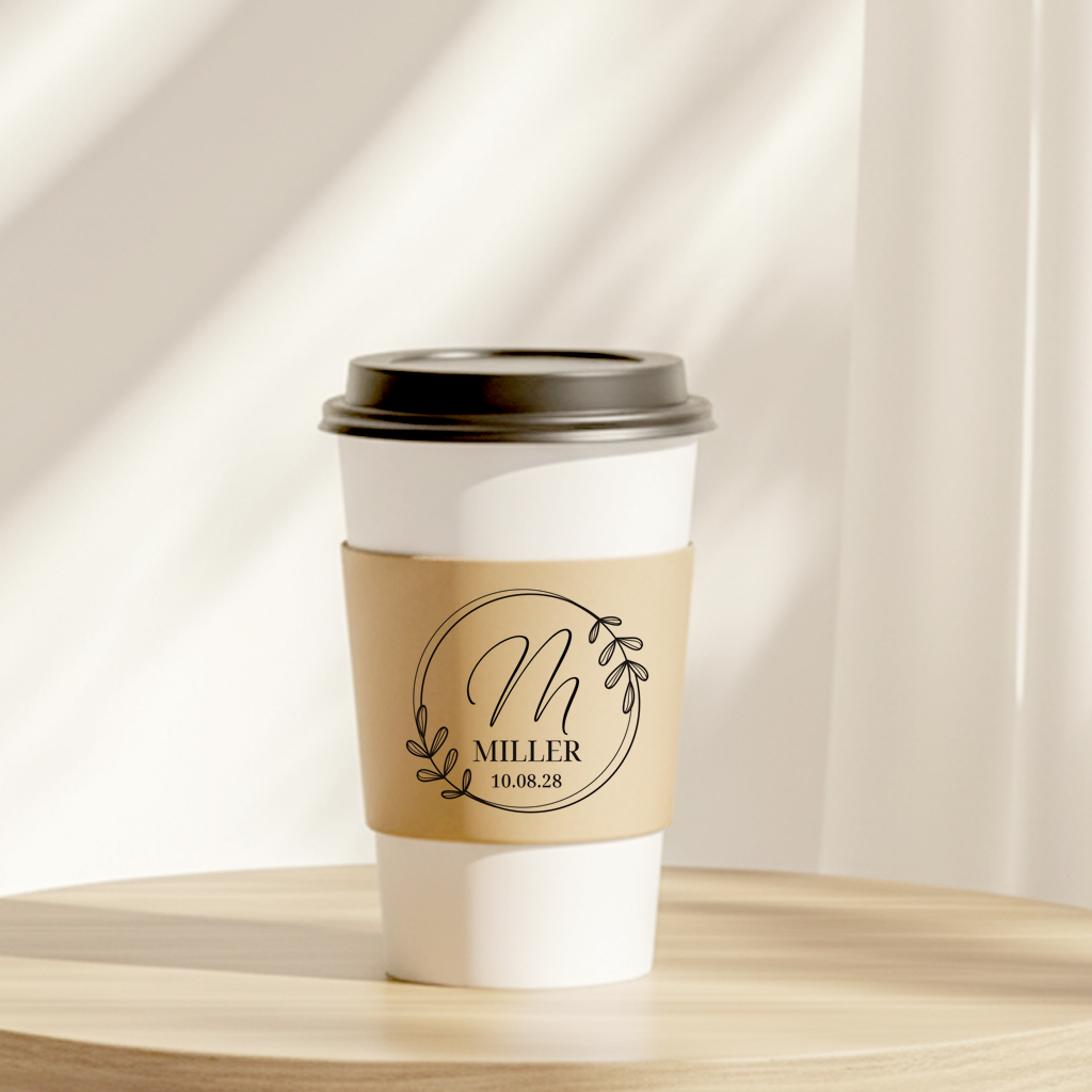 Floral Coffee Cup Sleeves