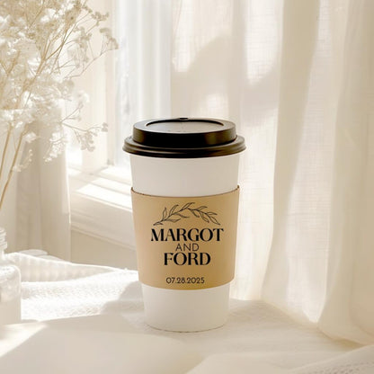 Floral Coffee Cup Sleeves